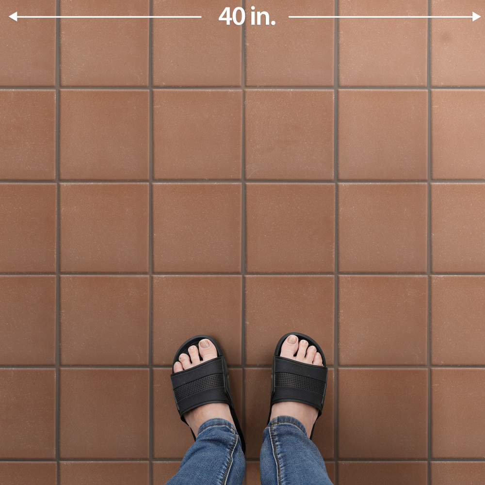 Lincoln Quarry Mayflower Red 7-5/8 in. x 7-5/8 in. Ceramic Floor and Wall Tile