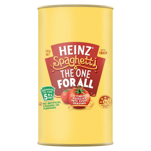 heinz® spaghetti the one for all 535g image