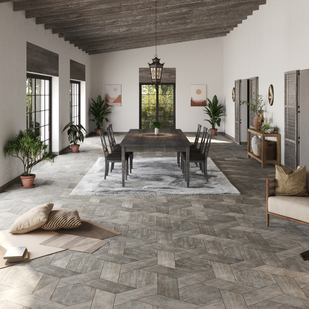 Retro Hex Cendra 14-1/8 in. x 16-1/4 in. Porcelain Floor and Wall Tile