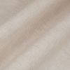 Beige, semi-sheer crosshatched curtain fabric draped in soft horizontal waves, gently filtering light; close-up view emphasizing woven texture and subtle, warm indoor lighting.