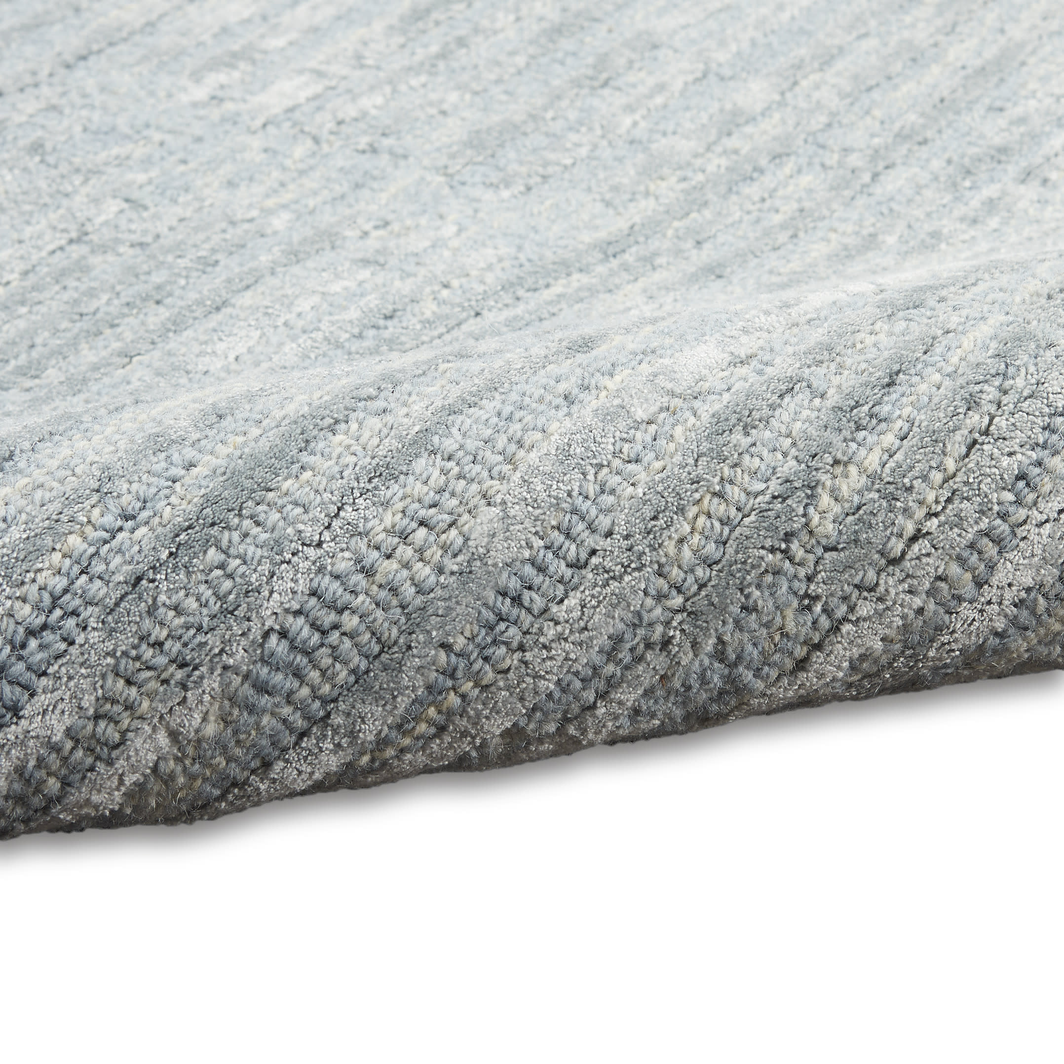 Calvin Klein CK010 Linear 8'6" x 11'6" Light Blue Modern Indoor Rug