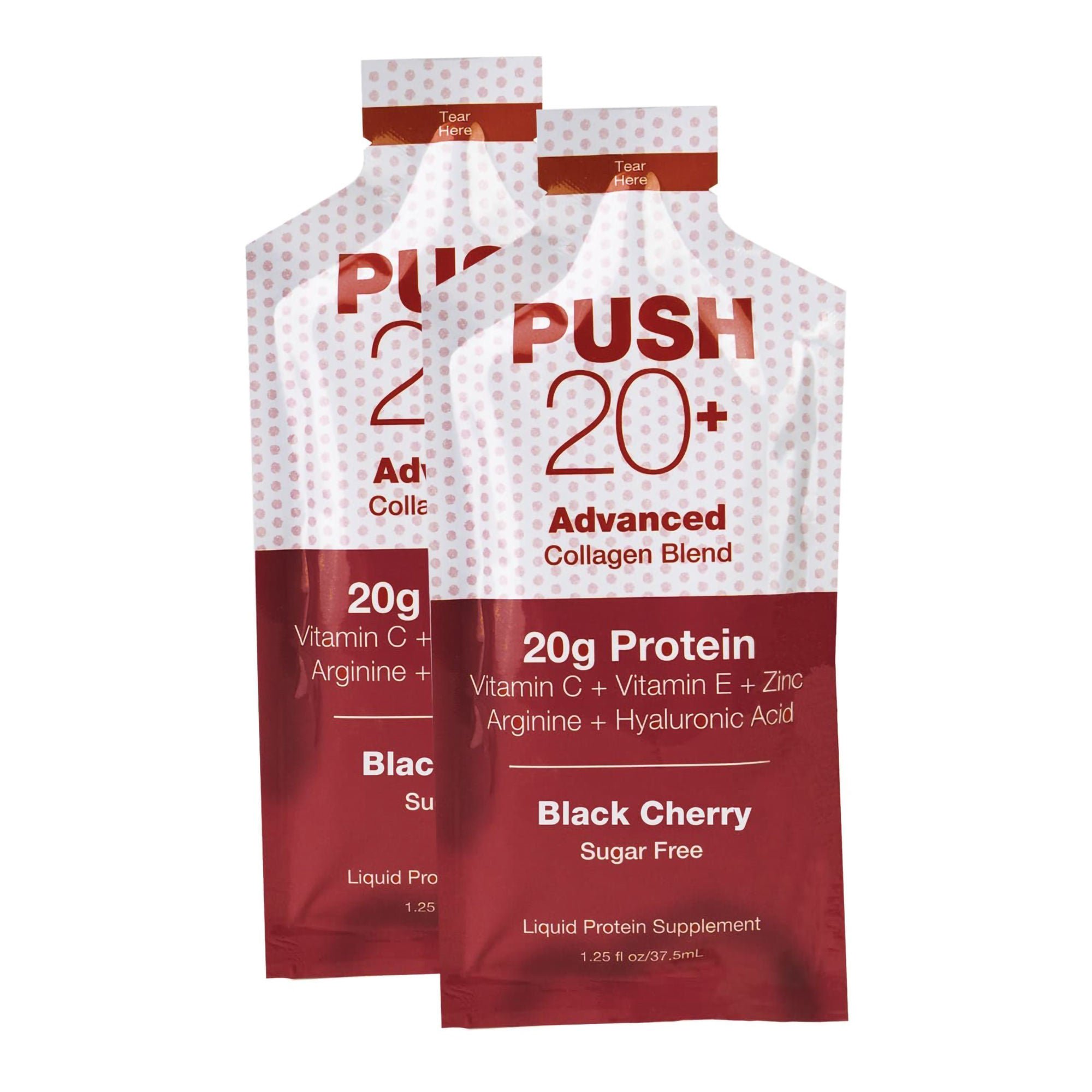 Global Health Products PROTEIN, PUSH 20+ BLK CHERRY 20G 1.25OZ (60/CS)