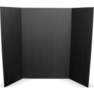 Foam Project Board, 36" x 48", Total Black, Bulk Pack of 24
