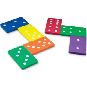 Jumbo Foam Dominoes, Set of 28