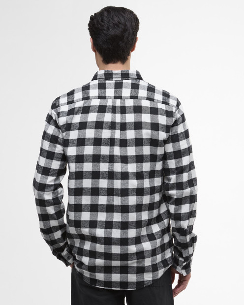 Blackstreak Gingham Long-Sleeved Shirt Black