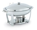 4-quart replacement stainless steel food pan for Orion® small oval chafer