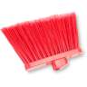 Carlisle, Sparta, 12in, Color Coded Duo-Sweep Flagged Angle Broom, Polyester Bristles, Red