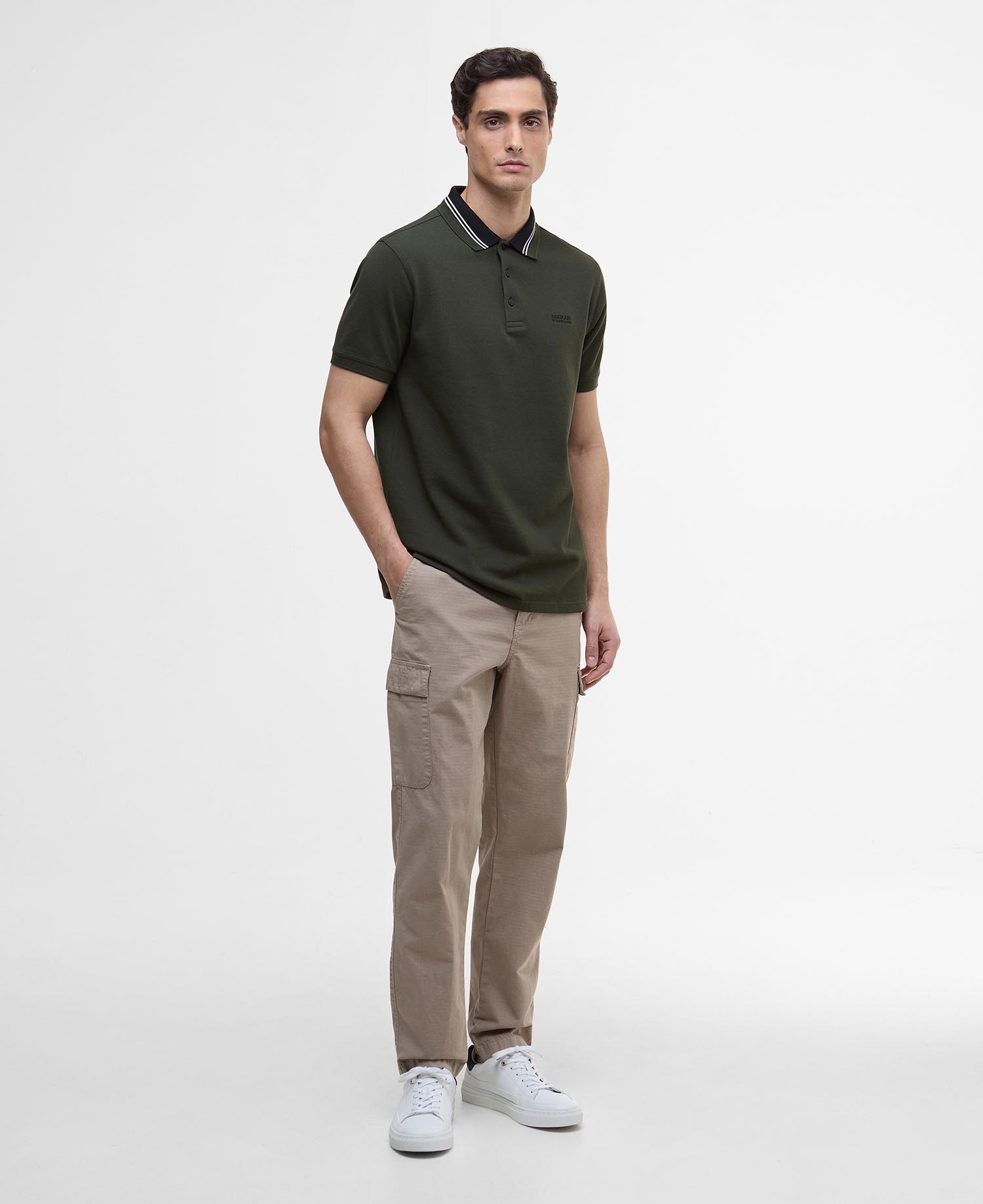 Bruce Tipped Polo Shirt image number 1