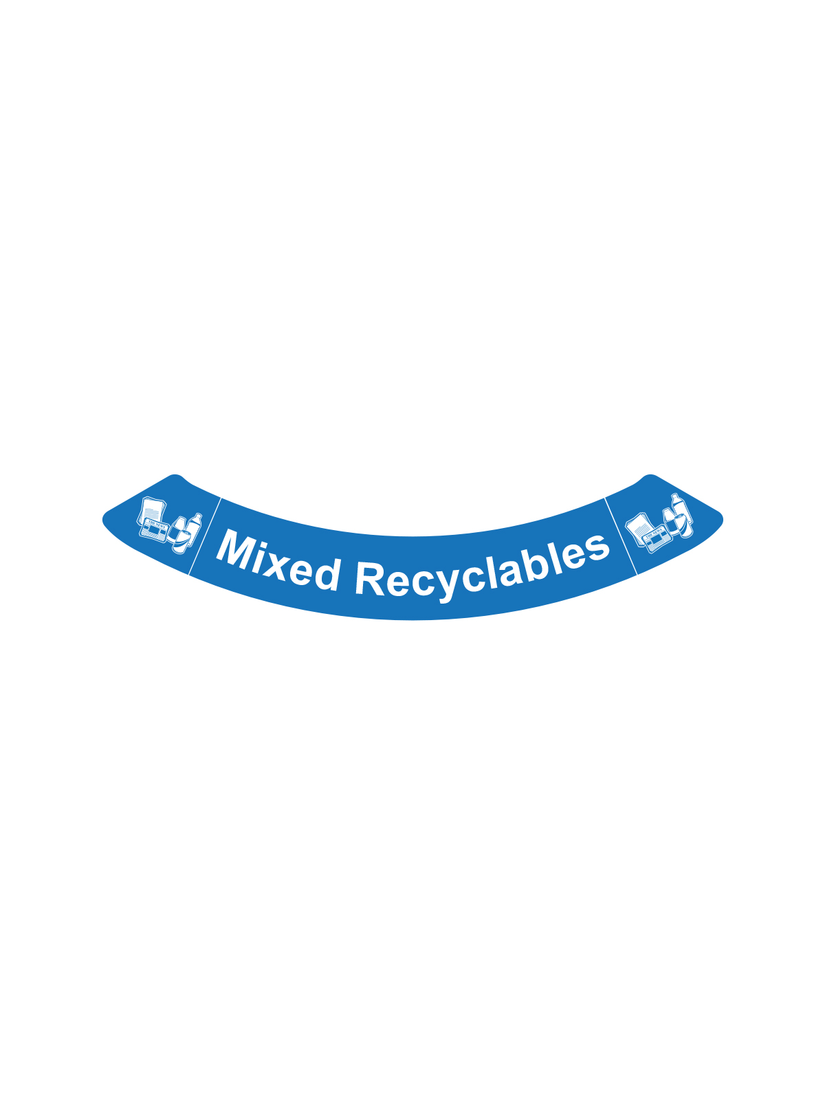 BOKA – Label – Mixed Recyclables – Blue