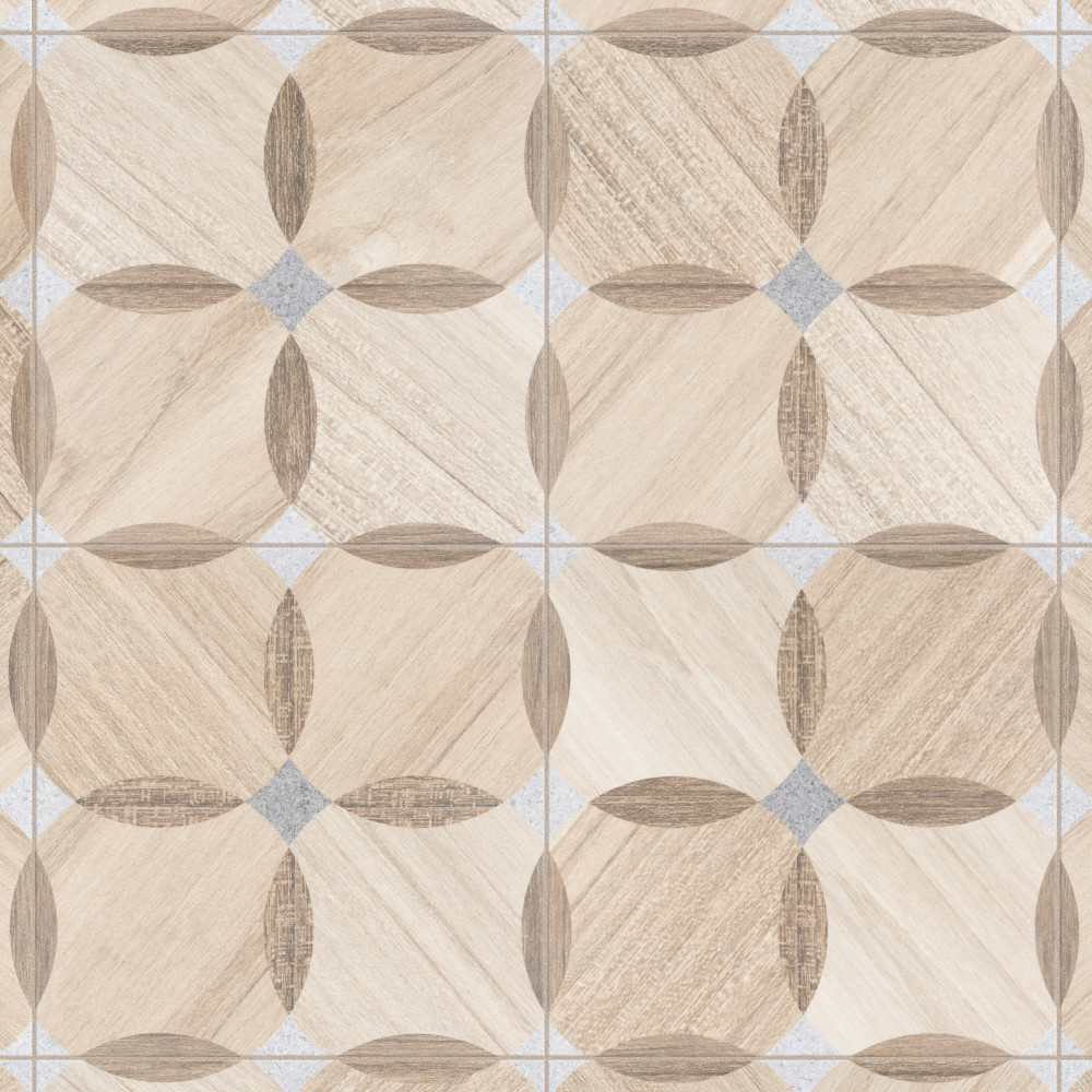 Komi Mossy 7.88x7.88 Square Porcelain Floor and Wall Digital Pattern