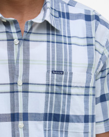Grassbeach Check Short-Sleeved Shirt White