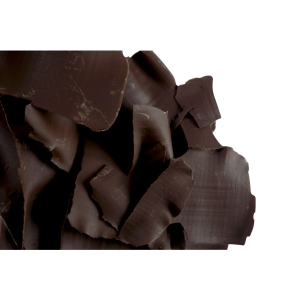 Dark Flat Shavings Chocolate