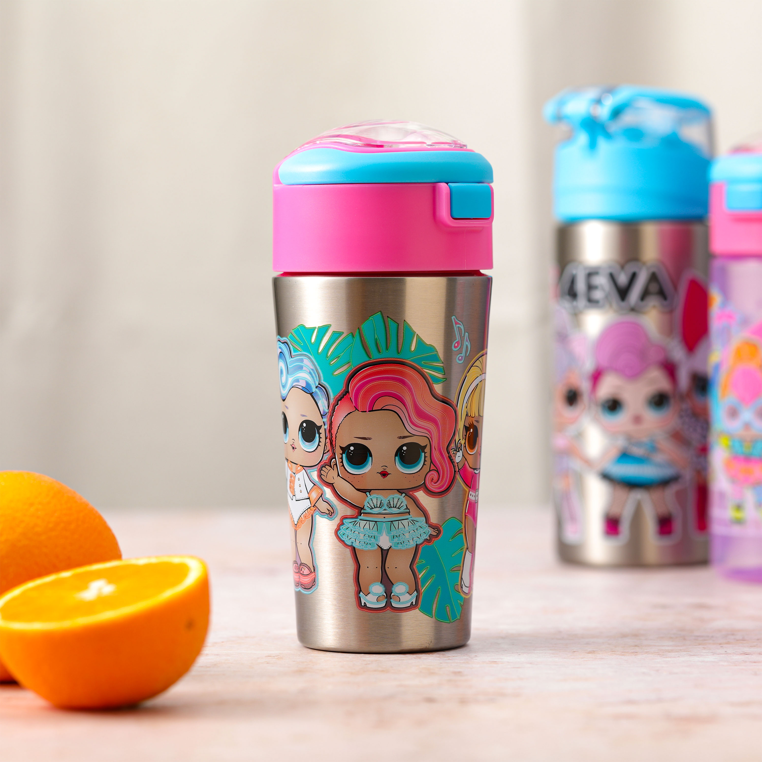 L.O.L. Surprise! 12 ounce Vacuum Insulated Reusable Stainless Steel Water Bottle, LOL Party slideshow image 2