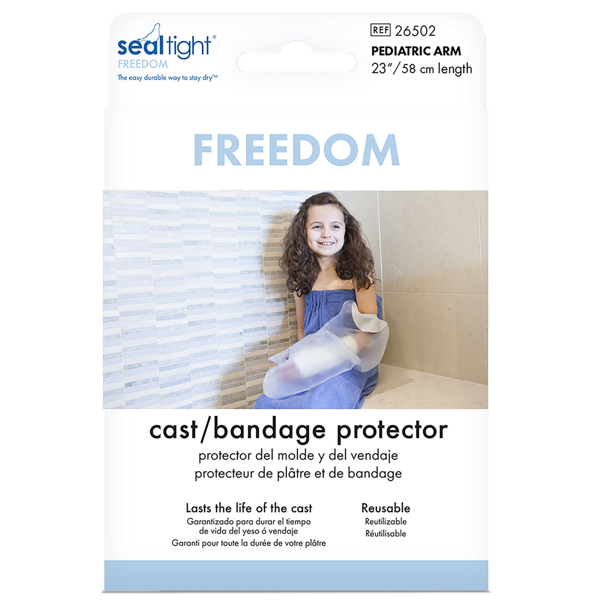 Arm Cast Protector SEAL-TIGHT® Pediatric Polyvinyl 23 Inch Length