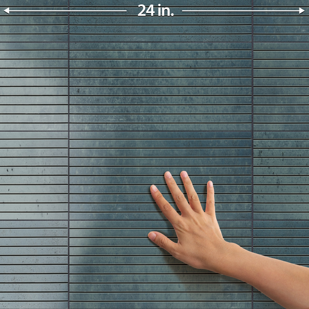 Sample – Capri Strata Indigo Porcelain Floor and Wall Tile