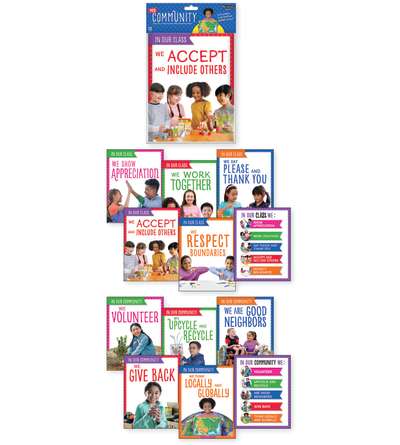 We Are a Community Classroom Poster Sets, Grades PreK–1