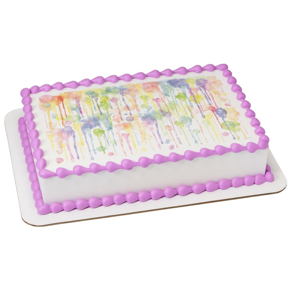Image Cake Bright Watercolor