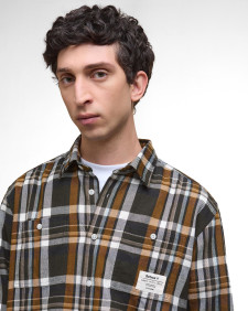 Hanley Relaxed Long-Sleeved Shirt Olive