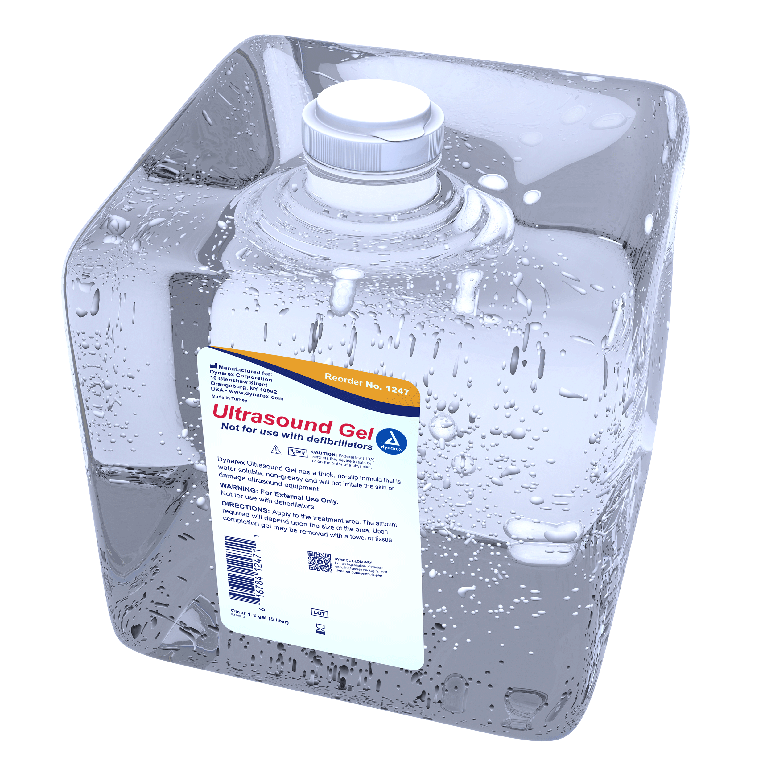 Ultrasound Gel - 1.3 gal (5 liters) Clear