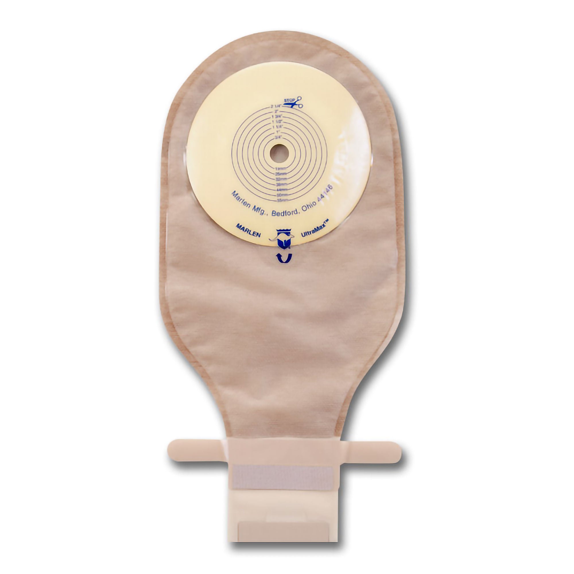 UltraMax™ One-Piece Transparent Ostomy Pouch, 9 Inch Length, Up to 1¾ Inch Stoma