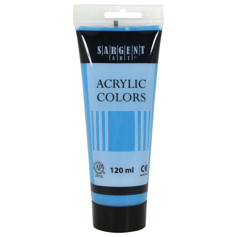 Acrylic Paint Tube, 120 ml, Sky Blue