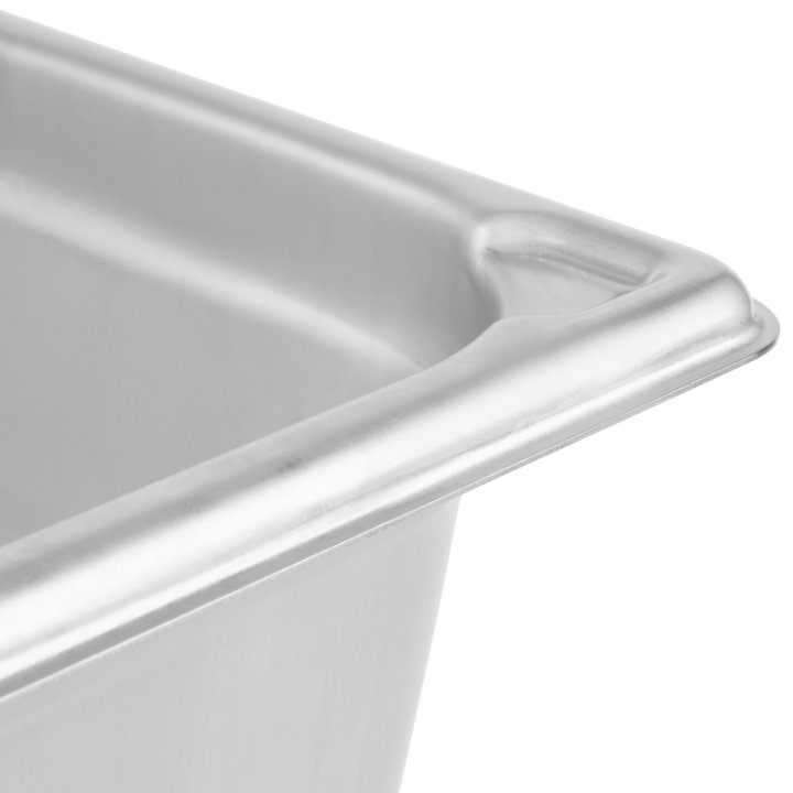 Full-size 6-inch-deep Super Pan® heavy-duty stainless steel transport pan