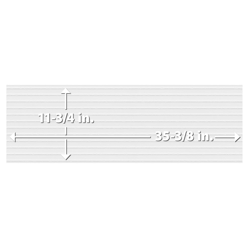 Sample – Lumiere Rythme Blanco Ceramic Wall Tile