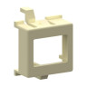 Fiber Adapter Collar SC Simplex/LC Duplex Ivory 0.52 L x 0.95 H x 0.69 W in.