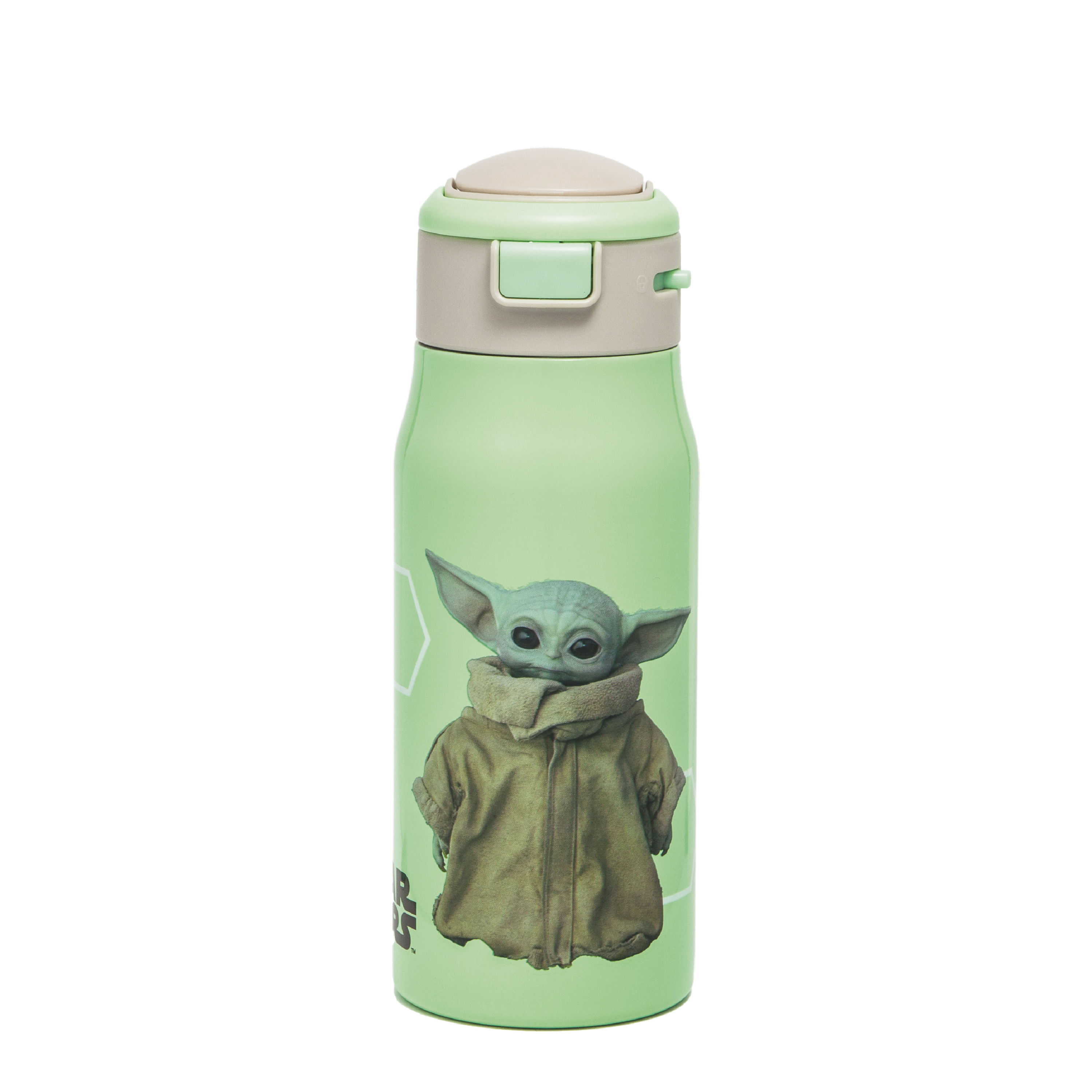 Star Wars 13.5 ounce Mesa Double Wall Insulated Stainless Steel Water Bottle, The Mandelorian slideshow image 1