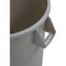 Carlisle, Bronco, 32 gal, Resin, Gray, Round, Receptacle
