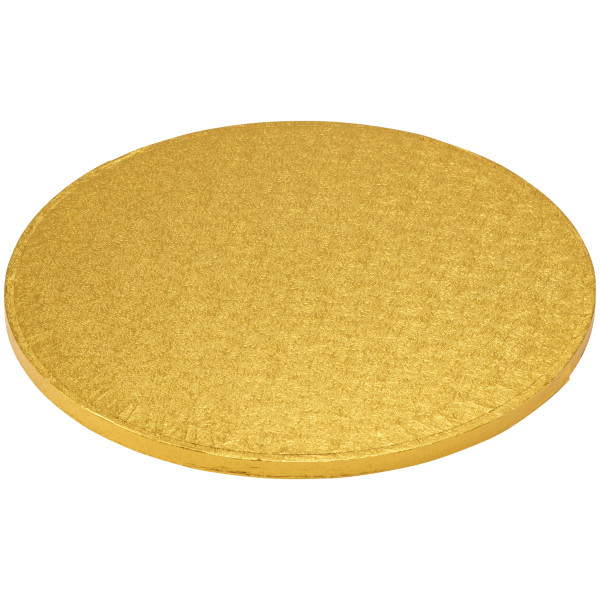 12" Round Gold Foil Cake Board