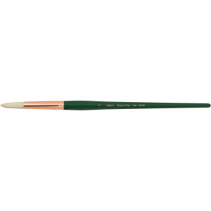 Grand Prix Brush, Round, Long Handle, Size 12