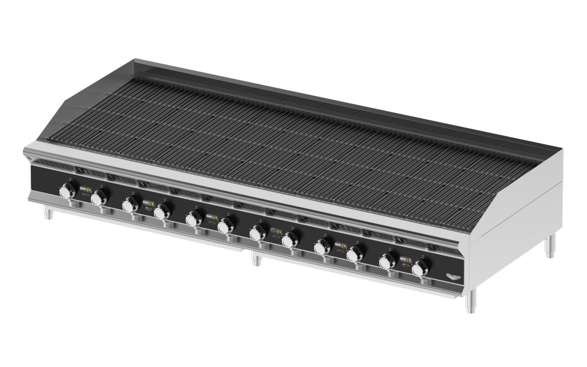 72-inch heavy duty gas radiant charbroiler