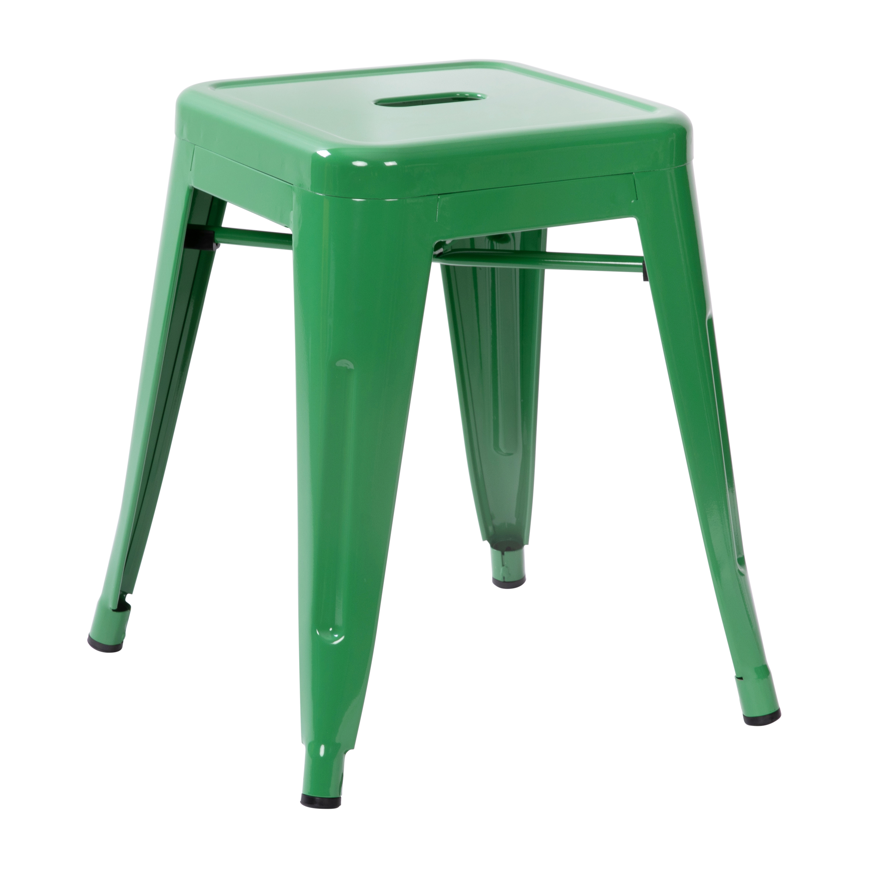 18" Table Height Stool, Stackable Backless Metal Indoor Dining Stool, Commerc... - Picture 114 of 114