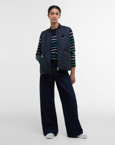 Hawkins Striped Long-Sleeved T-Shirt Navy Stripe