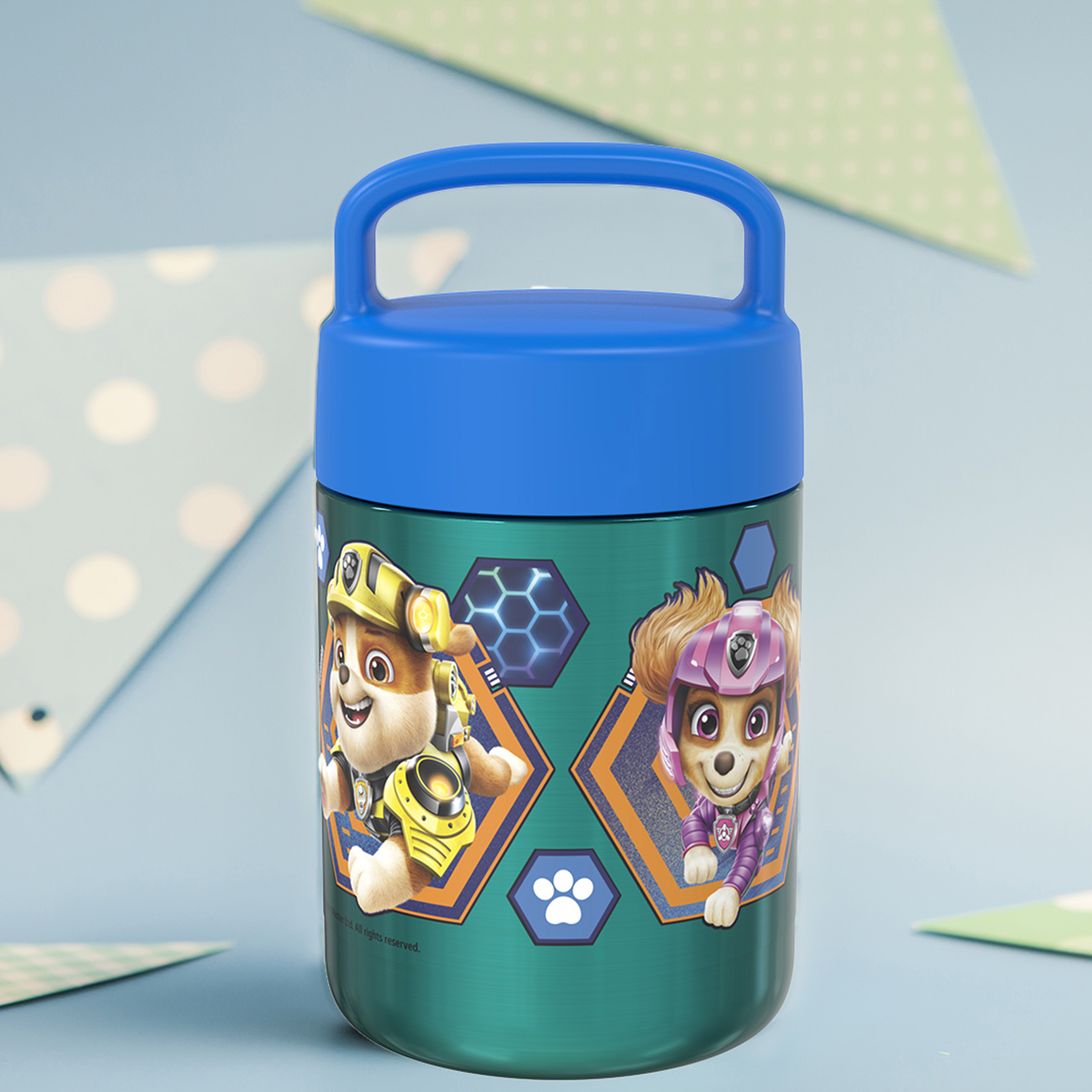 Paw Patrol Movie Reusable Vacuum Insulated Stainless Steel Food Container, Marshall, Chase and Friends slideshow image 4 Paw Patrol Movie Reusable Vacuum Insulated Stainless Steel Food Container, Marshall, Chase and Friends slideshow image 4
