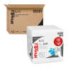 KIM05701, Kimberly Clark, WypAll Power Clean L40 Extra Absorbent, 1/4 Fold, 1 ply, 12.00"x12.25", Double Recreped (DRC), General Purpose Wipers, White