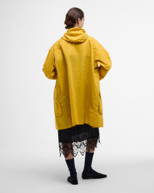 Barbour The Edit by Alexa Pattie Showerproof Parka Yellow/Blackwatch