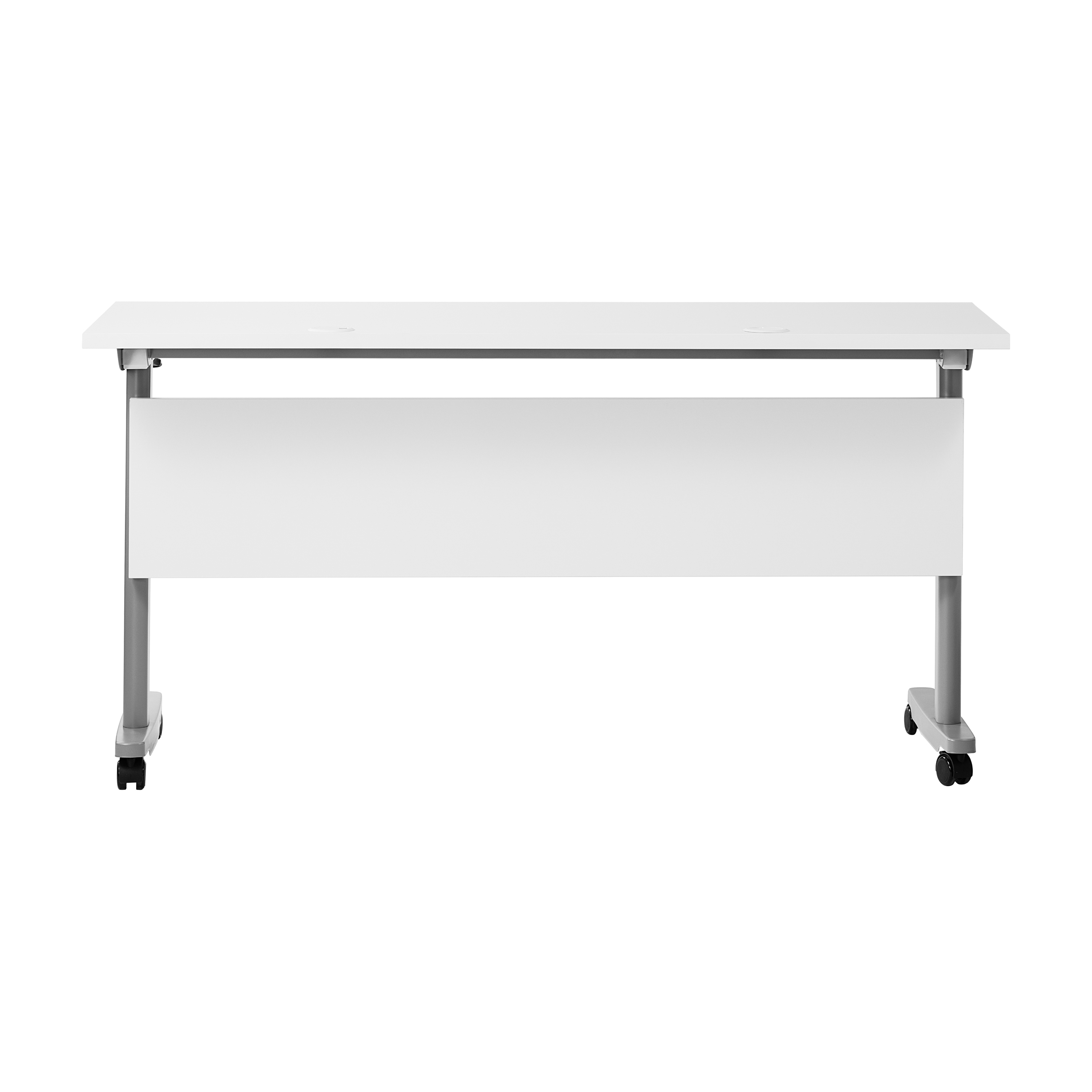 Palmer Commercial Grade 60" x 24" Heavy-Duty Nesting Flip Training Table with...