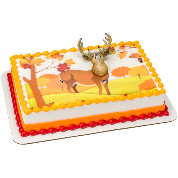 Deer Head Magnet PhotoCake® Edible Image® DecoSet® Background