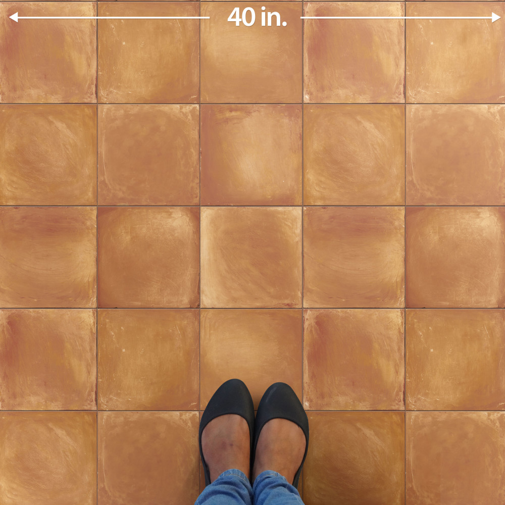 Sentier des Ocres 7-7/8 in. x 7-7/8 in. Porcelain Floor and Wall Tile