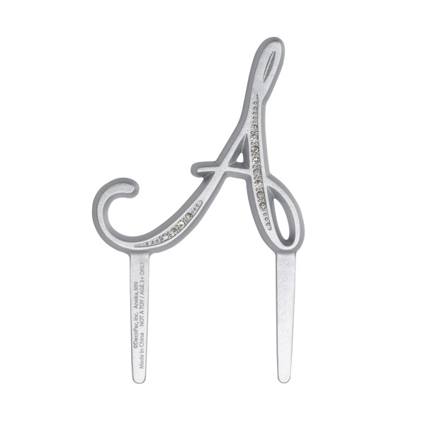 2.5" A Diamond Letter Monogram