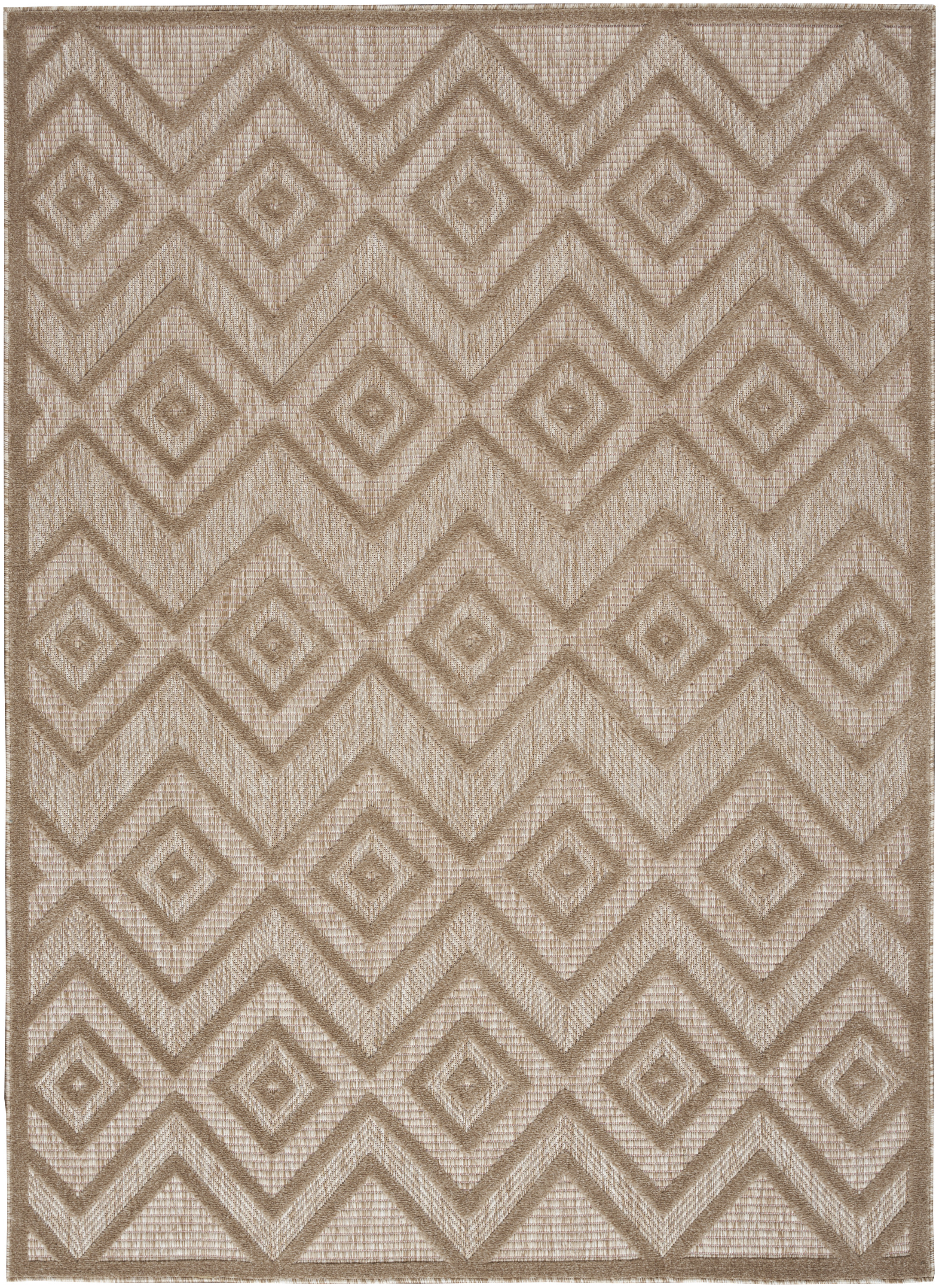 Nourison Versatile 5' x 7' Natural Beige Modern Rug