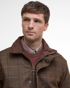 Beaconsfield Wool Jacket Burnhill Brown Check