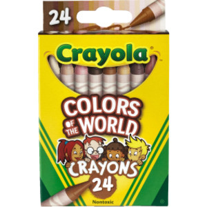 Colors of the World Crayons, 24 Colors
