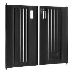 Rubbermaid Commercial, Executive Series™, Locking Door Kit For Traditional Housekeeping Carts, Black