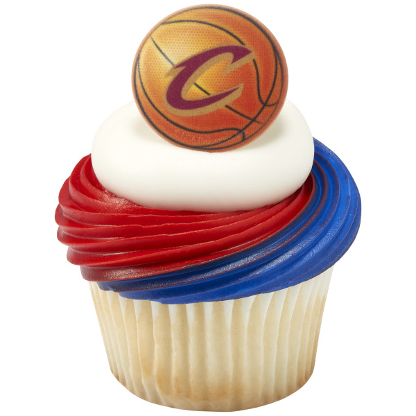 NBA Team Basketball Cupcake Rings