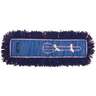 Hillyard, Dust Mop, 24in, Polyester/Cotton, Blue, Handle Not Included