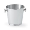 4 ½-quart stainless steel wine bucket in mirror and satin finish with handles