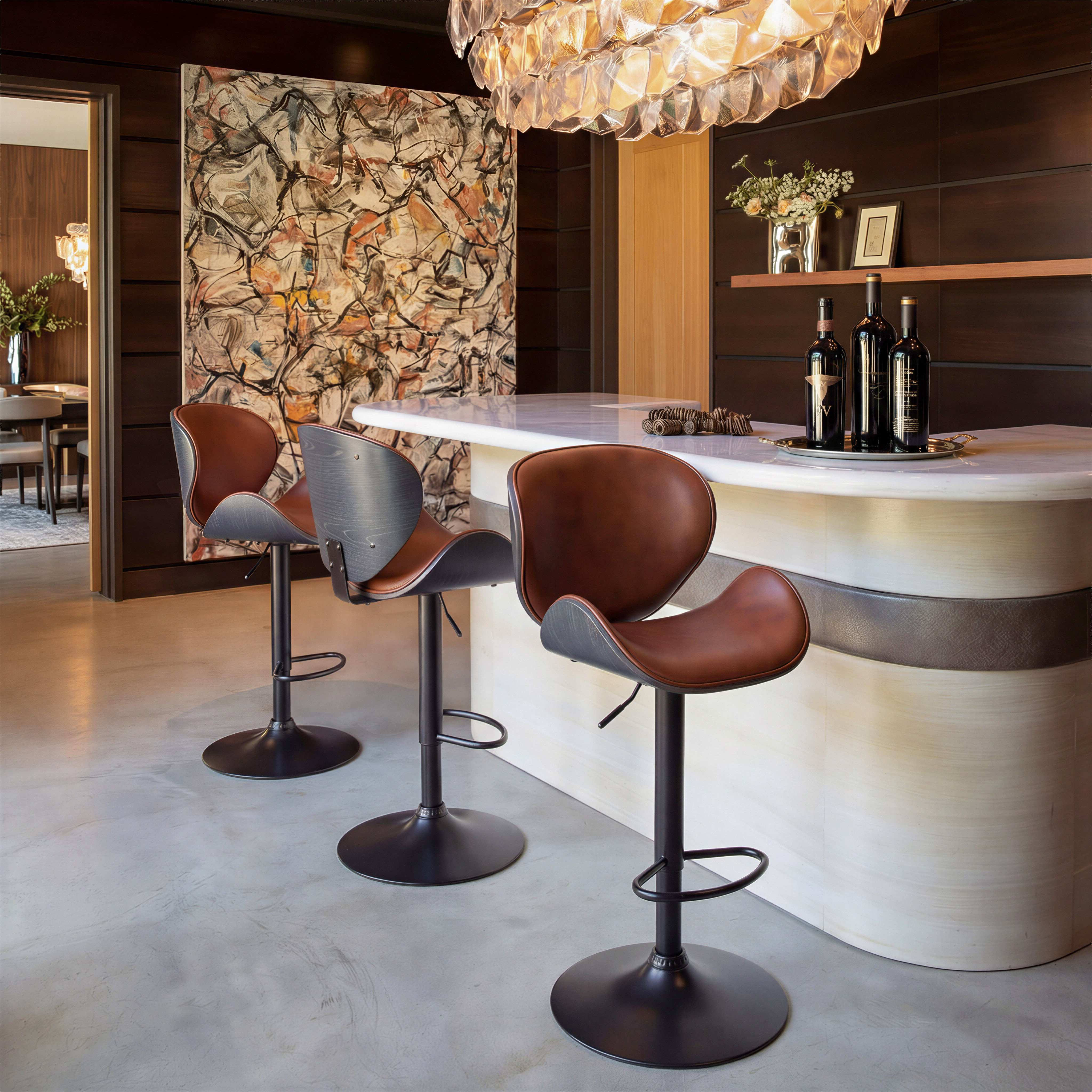 Meyane Barstool Brown product image